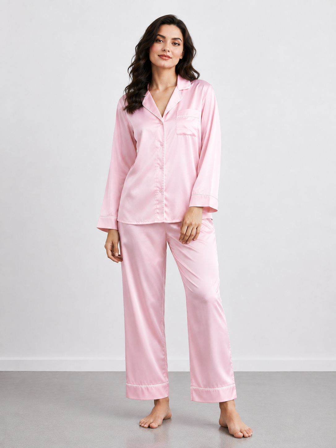 PLAIN SILK - LIGHT PINK
