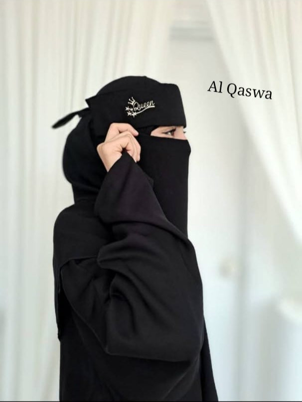Buqran Embroidery Saudi niqab