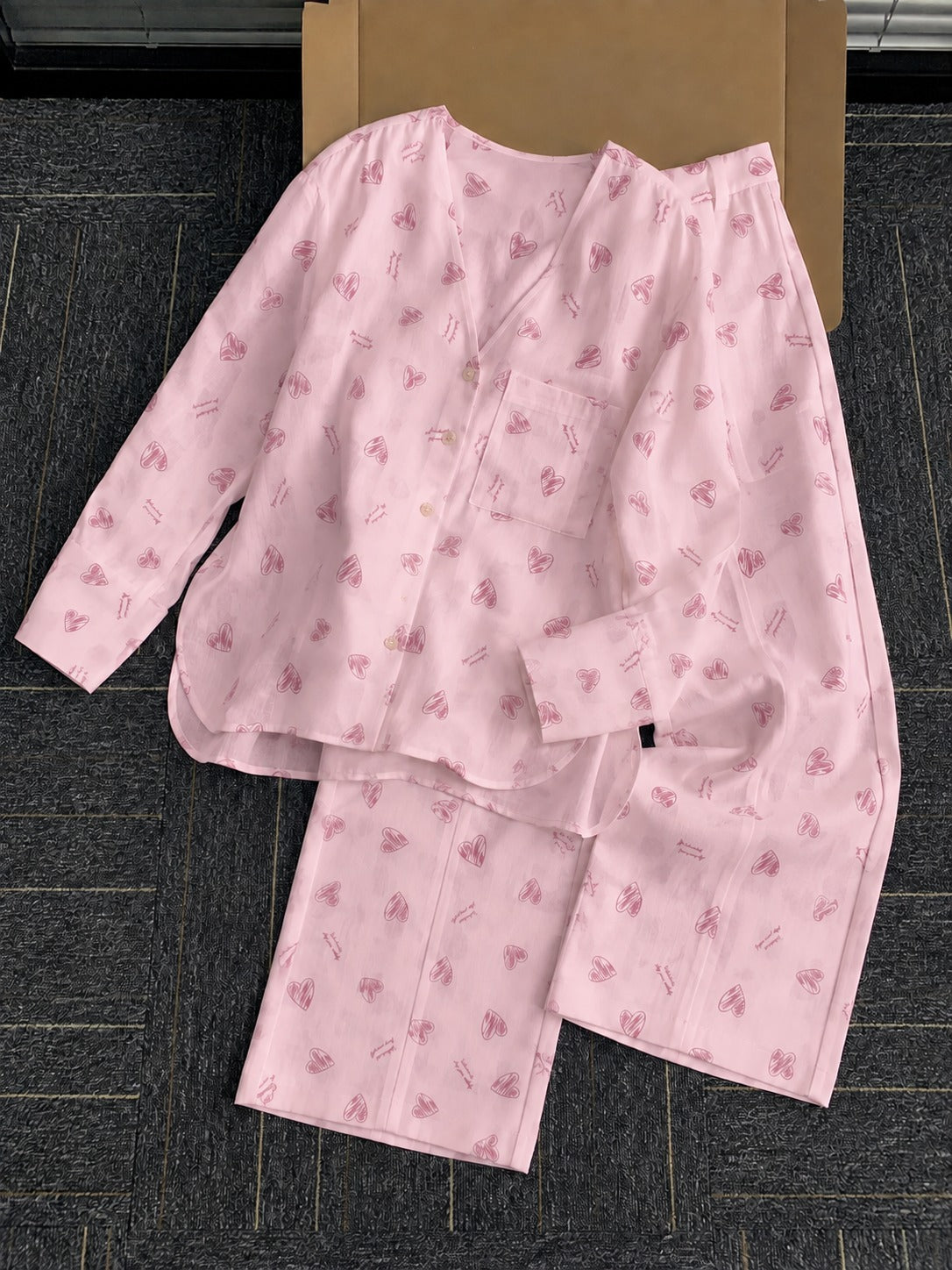 BARBARY V-NECK CO-ORD SET'S SBSVPJ-12