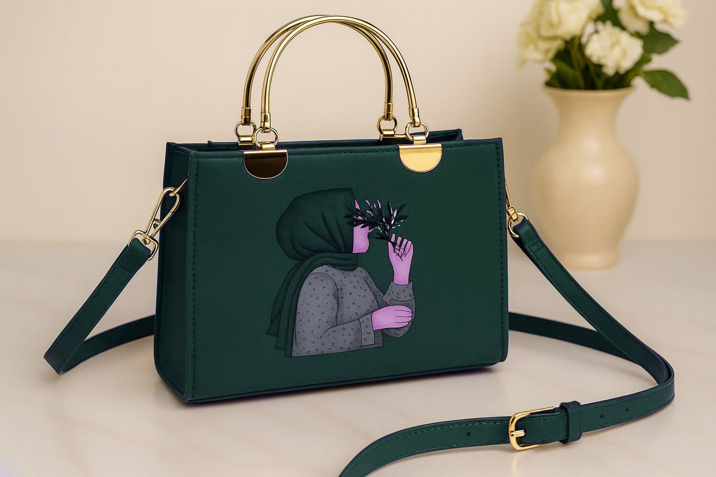 METAL HANDLE PRINTED BAGS