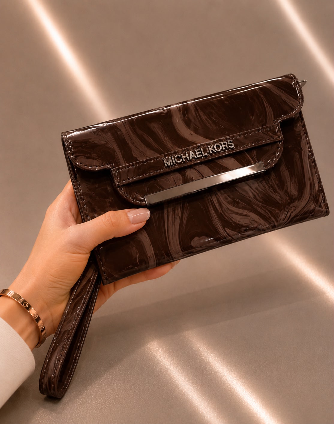 MARBLED CLUTCH SOFT BLUSH ELEGANCE S-2