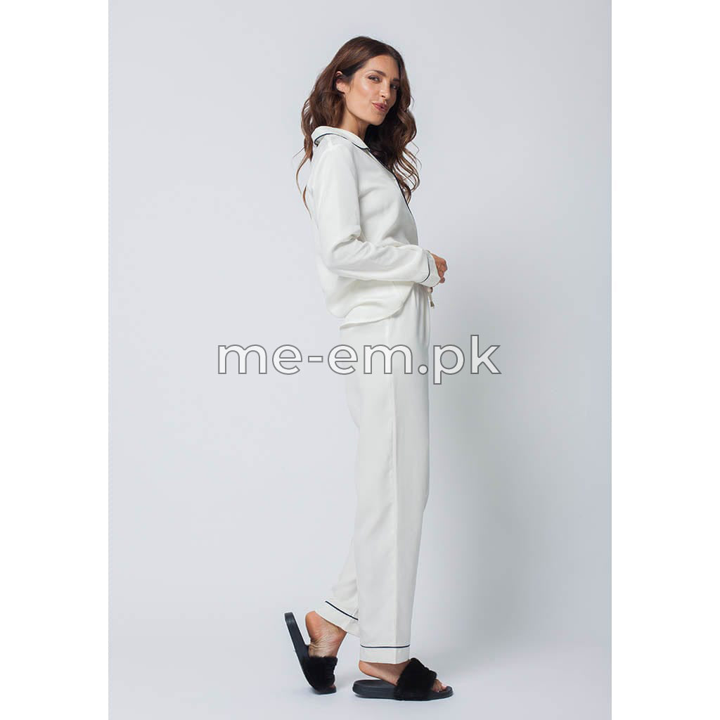 PLAIN SILK - WHITE