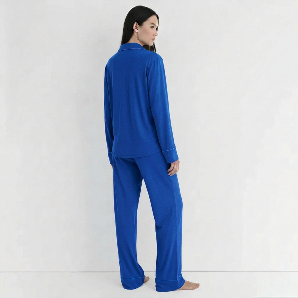 Royal-blue back view