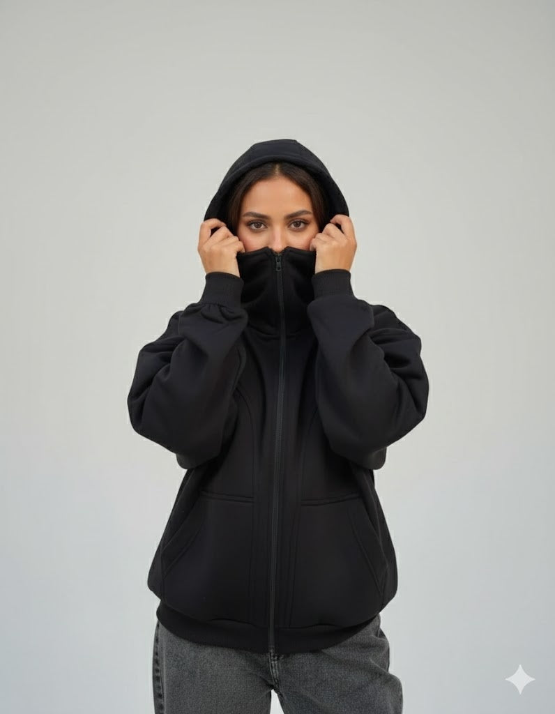 BALACLAVA NINJA HOODIE - BLACK