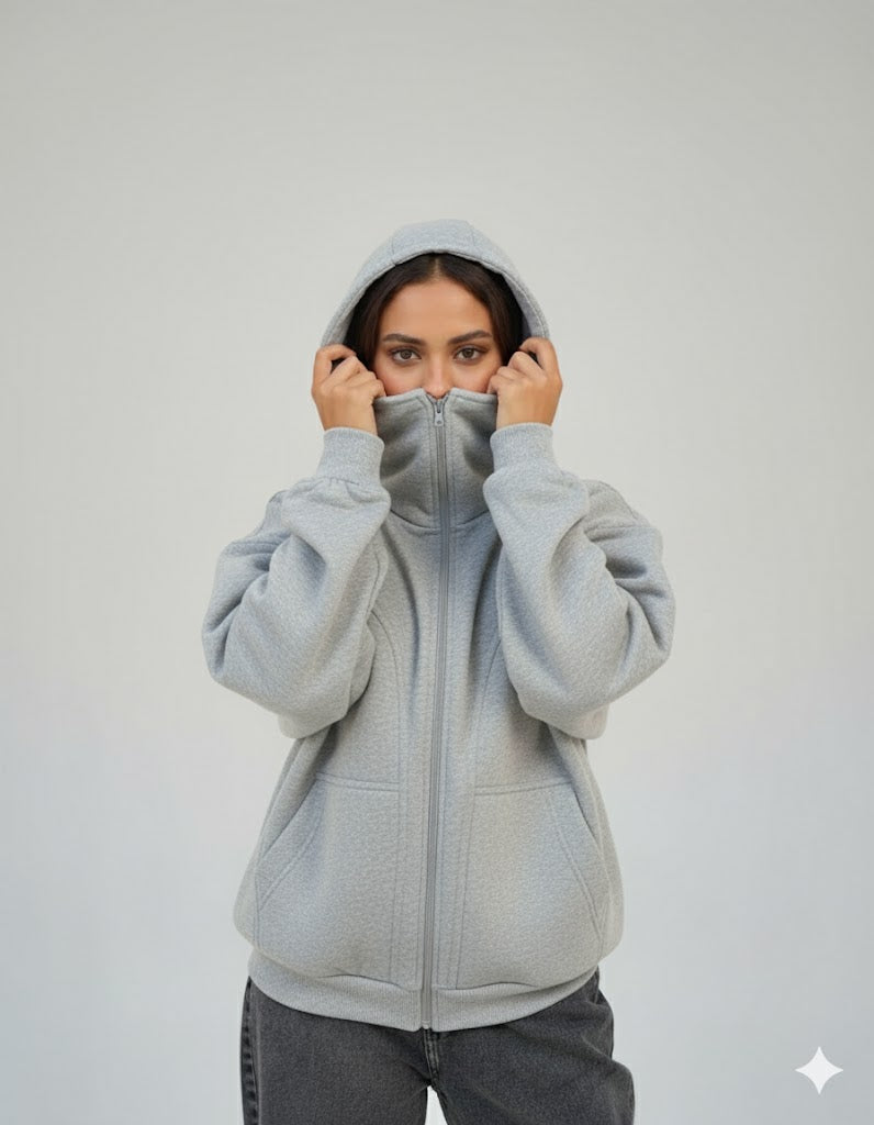BALACLAVA NINJA HOODIE - GREY