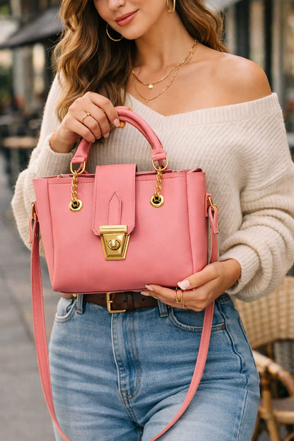 Black Top-Handle Bag