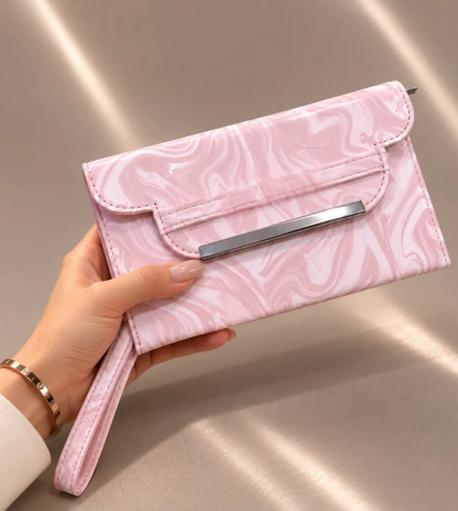 MARBLED CLUTCH SOFT BLUSH ELEGANCE S-2