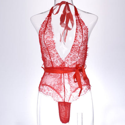 Babydoll Lingerie - Halter Teddy