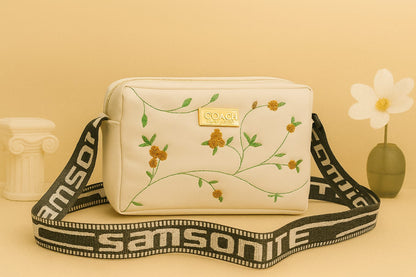 Flower Embroidery CrossBody bag