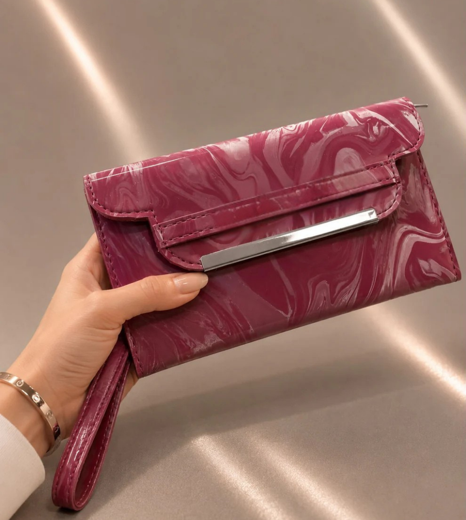 MARBLED CLUTCH SOFT BLUSH ELEGANCE S-2