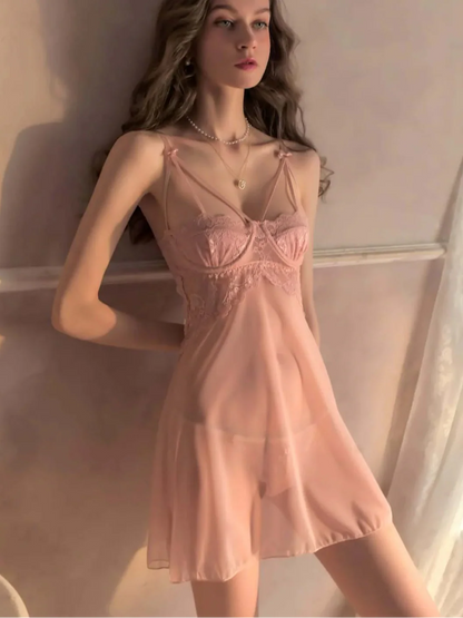 Babydoll Lingerie - Blush Lace