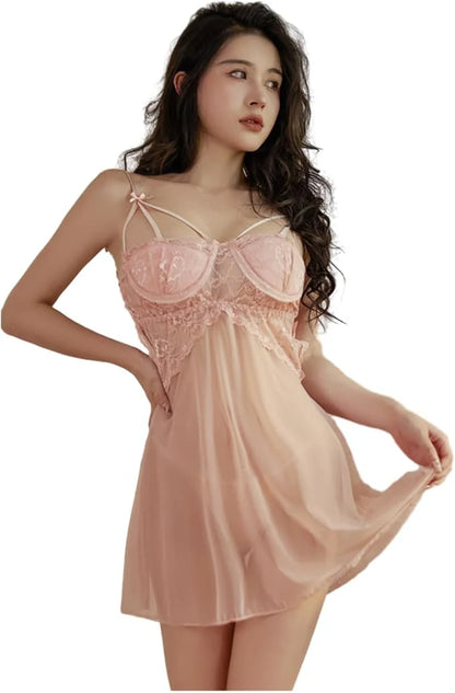 Babydoll Lingerie - Blush Lace