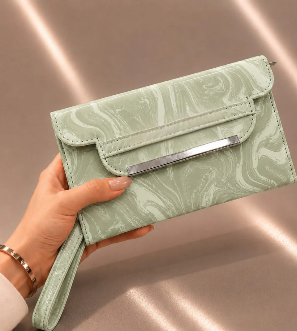 MARBLED CLUTCH SOFT BLUSH ELEGANCE S-2