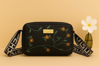 Flower Embroidery CrossBody bag
