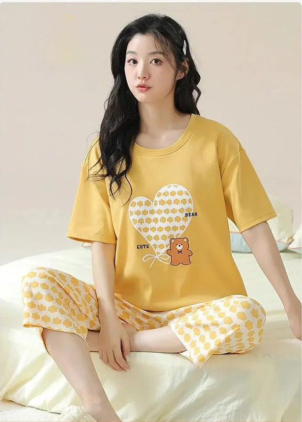 SR-CUTE BEAR PRINTED NIGHT SUIT