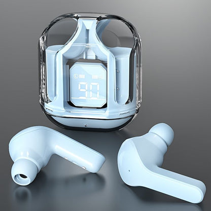 AIR 31 TRANSPARENT WIRELESS STEREO EARBUDS - BLUE