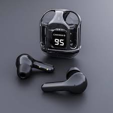 AIR 31 TRANSPARENT WIRELESS STEREO EARBUDS - BLACK