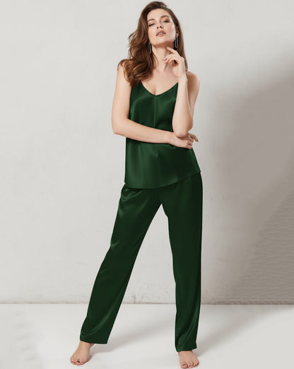 CAMI SILK - GREEN