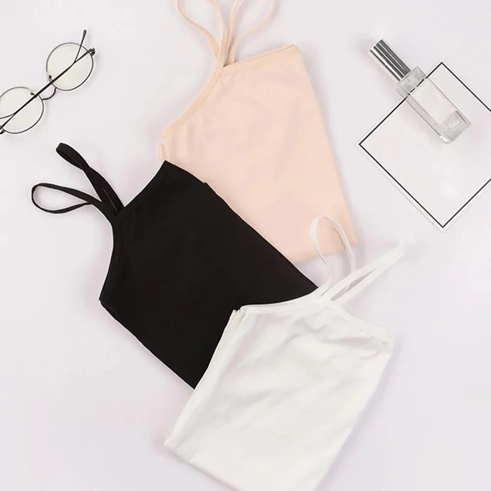 SOFT COTTON CAMI SOLE - PACK OF 3