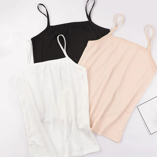 SOFT COTTON CAMI SOLE - PACK OF 3