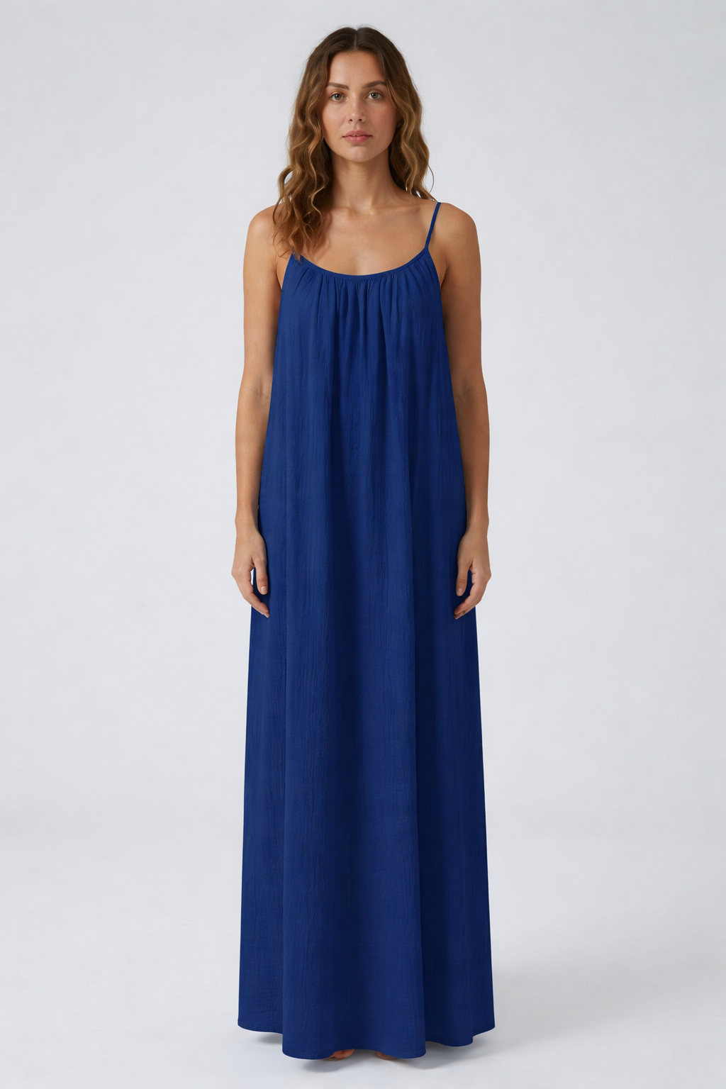 Premium Women's Linen STUNNING BACKLESS MAXI DRESS SBS-2
