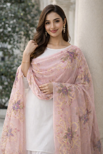 Hand Painted Dupatta  - 003