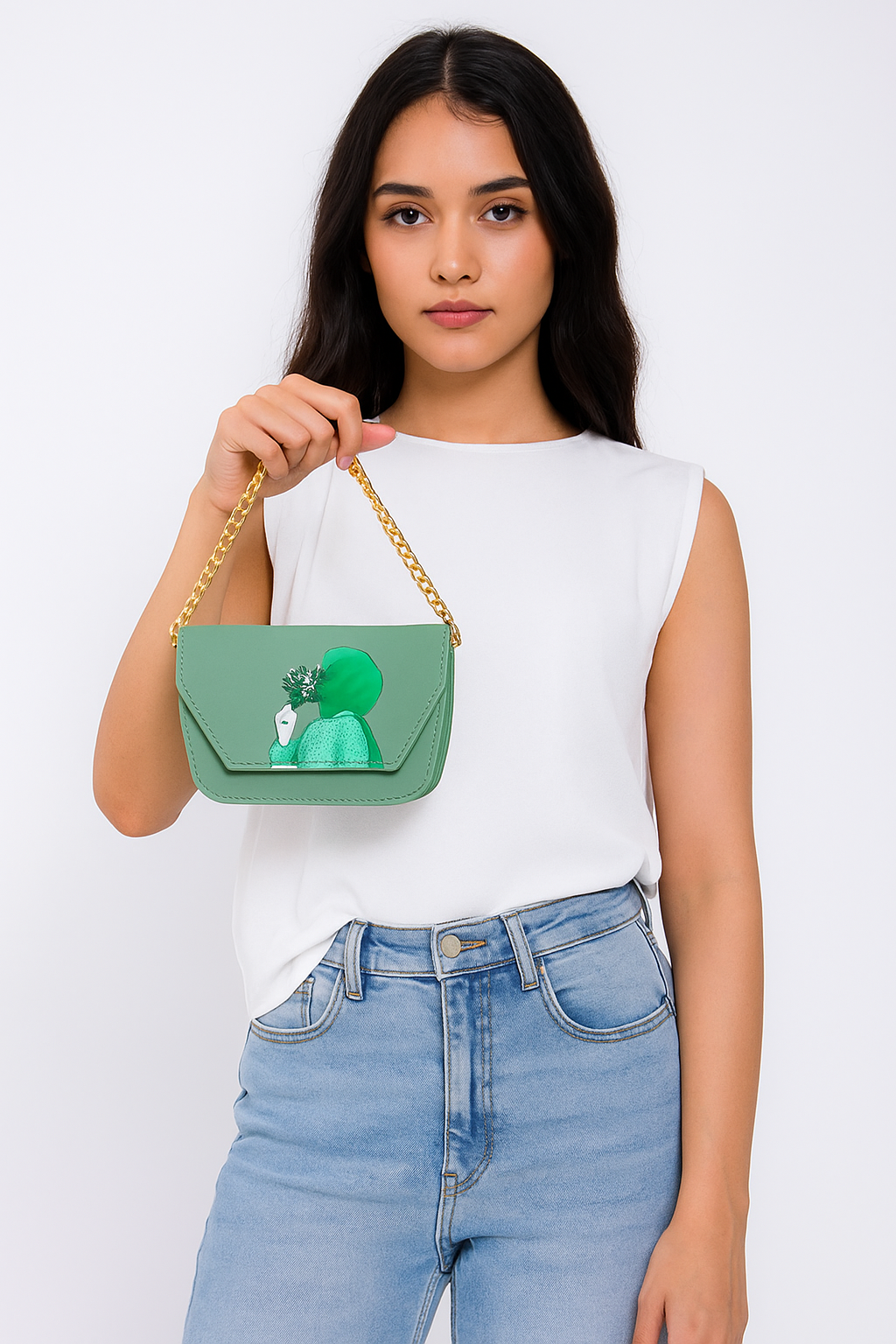 PRINTED CROSS BODY BAG