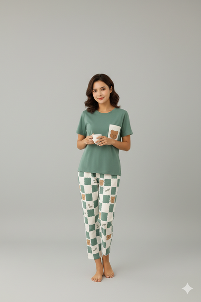 ME-EM SOFT COTTON PJ SUIT- P2