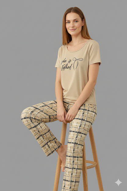 ME-EM SOFT COTTON PJ SUIT- P1