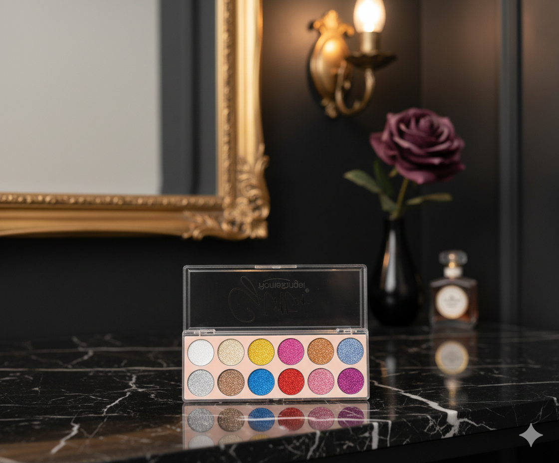 GILETTER EYESHADOW PLATTE (12 COLOURS)