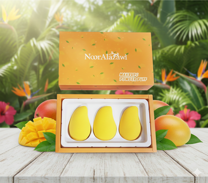MANGO MAKEUP POWDER PUFF