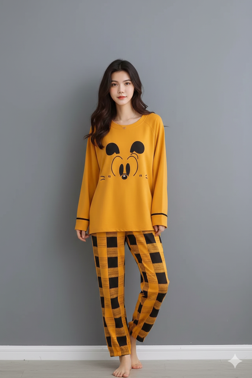 NEW MICKEY EYE PRINTED NIGHT SUIT