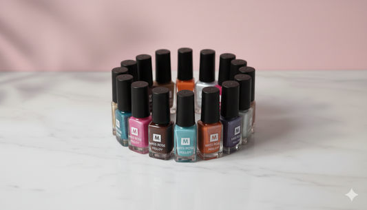 MISS ROSE NAIL POLISH PEEL OFF – 12 PCS SET