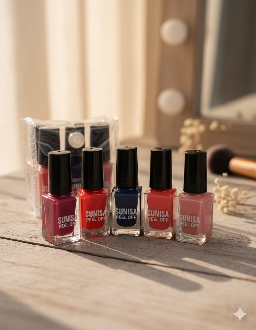 POP COLOUR NAIL POLISH ( PACK OF 12)