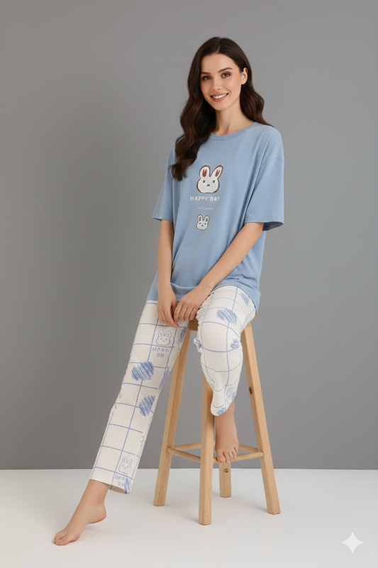 ME-EM SOFT COTTON PJ SUIT- P9