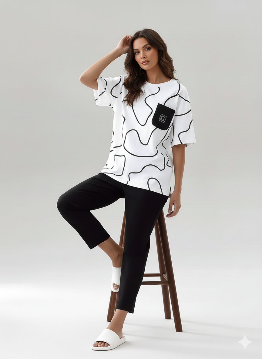 ME-EM SOFT COTTON PJ SUIT- P13