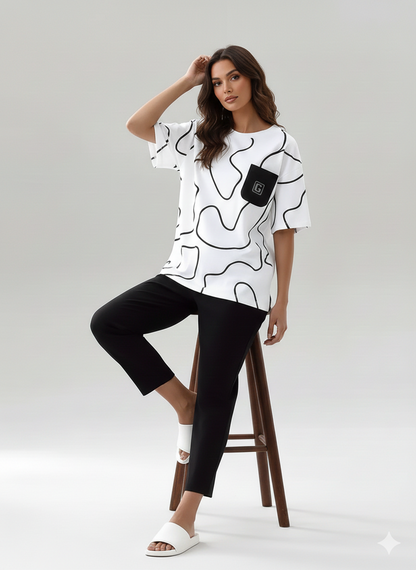 ME-EM SOFT COTTON PJ SUIT- P13
