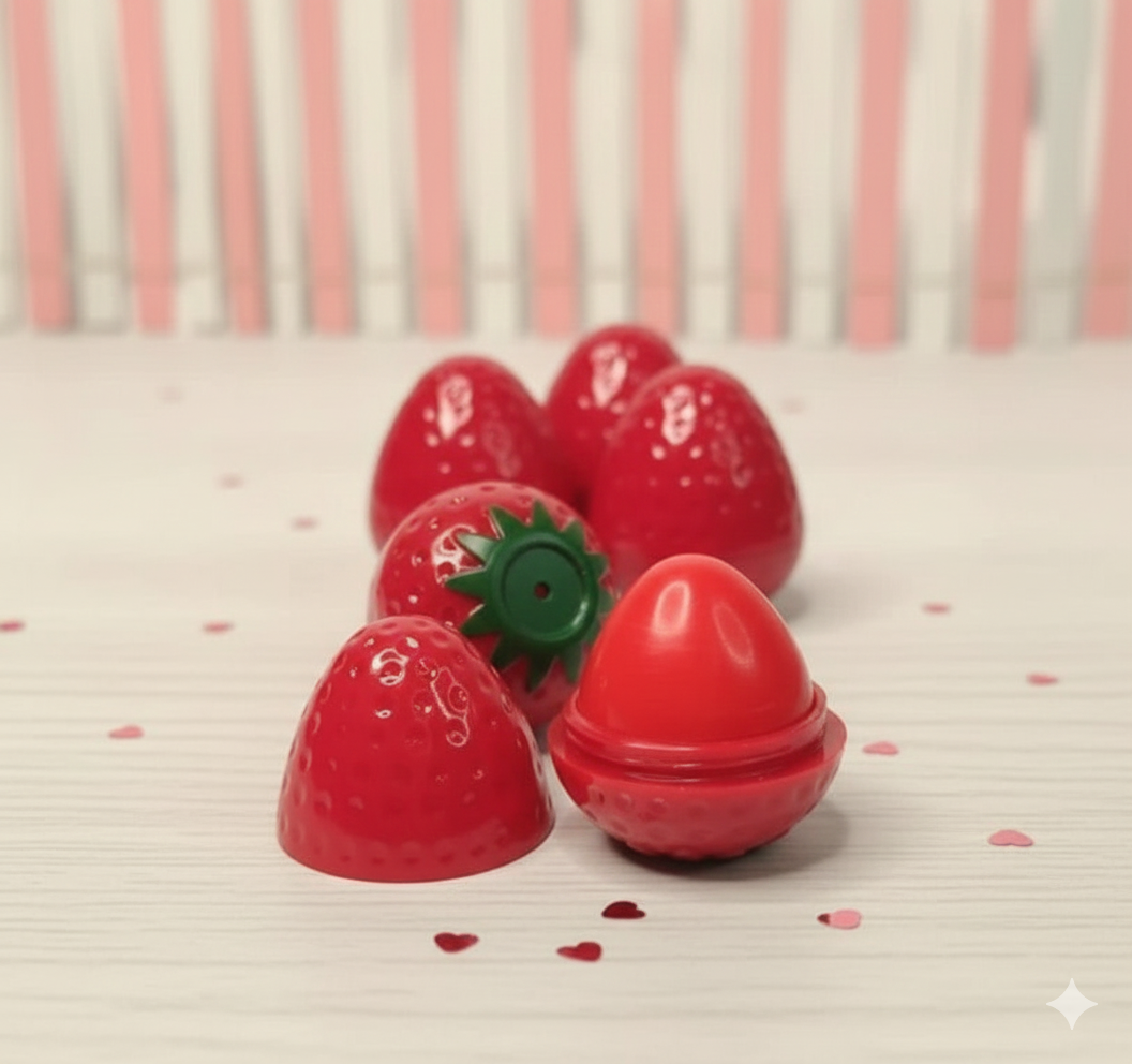 STRAWBERRY LIP BALM (PACK OF 5)