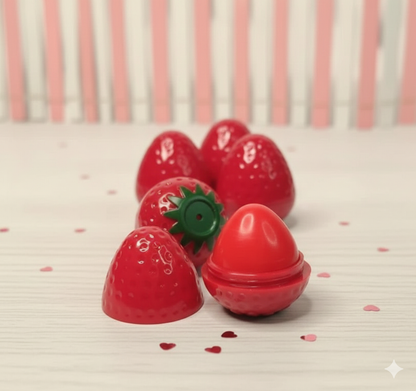 STRAWBERRY LIP BALM (PACK OF 5)