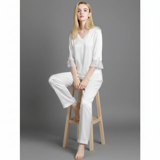 SILK NETRIBBON - WHITE