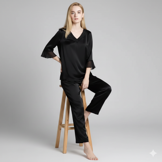 SILK NETRIBBON - BLACK