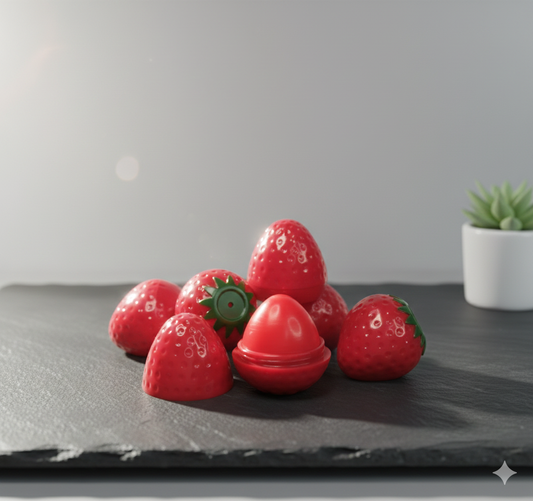 STRAWBERRY LIP BALM (PACK OF 5)