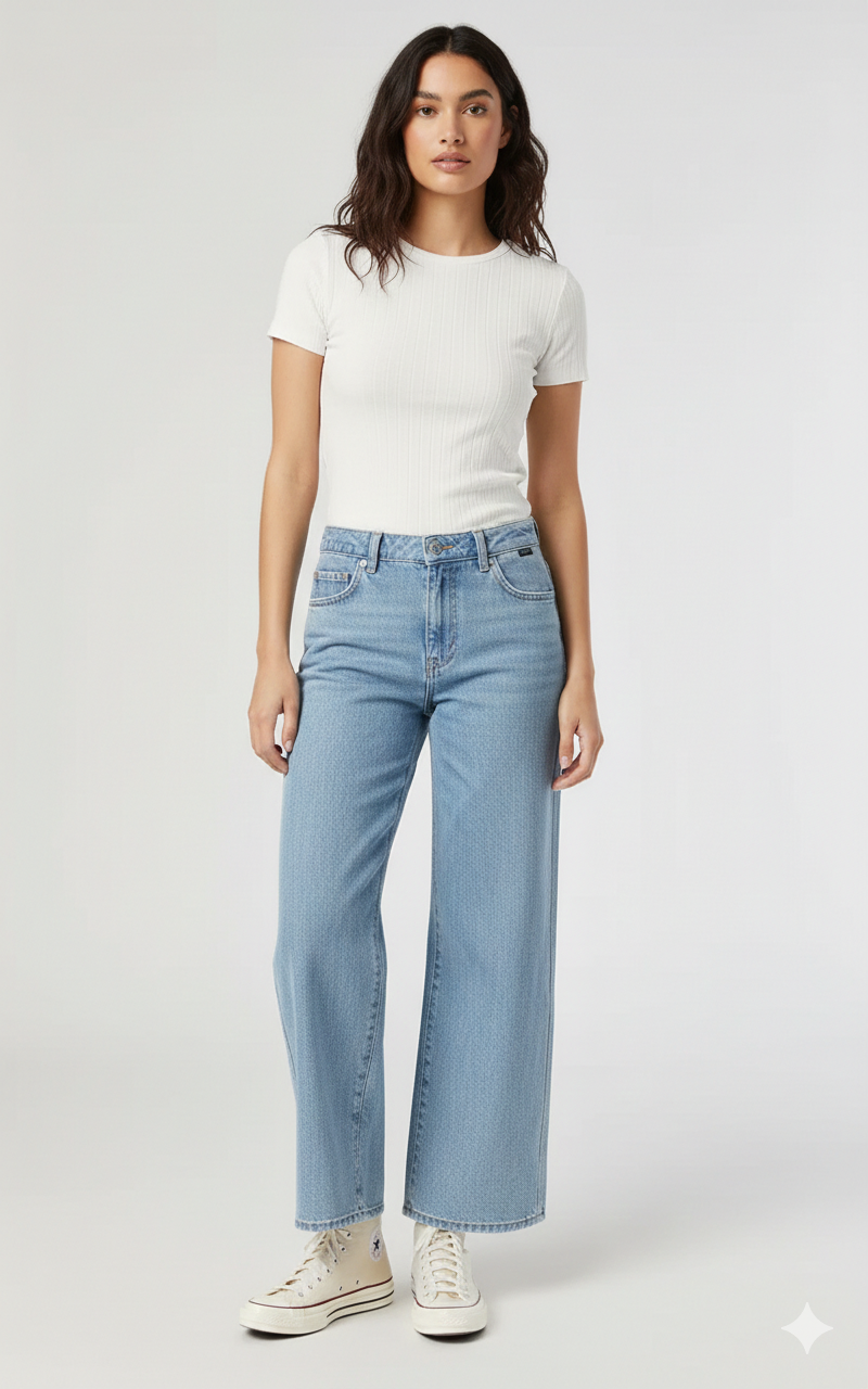 WOMEN WIDE LEG JEANS - WLJ005