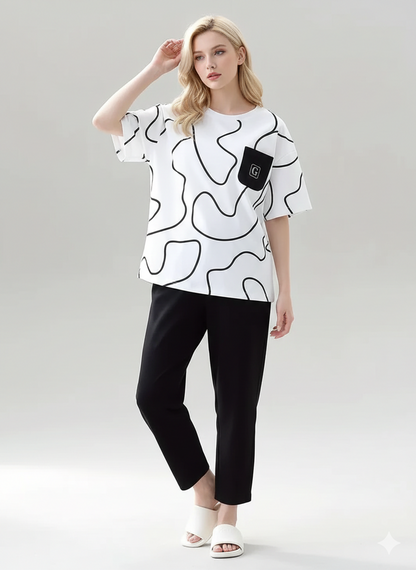 ME-EM SOFT COTTON PJ SUIT- P13