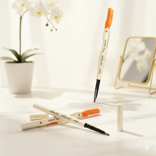 3-IN-1 EYEBROW PENCIL & EYEBROW KNIFE