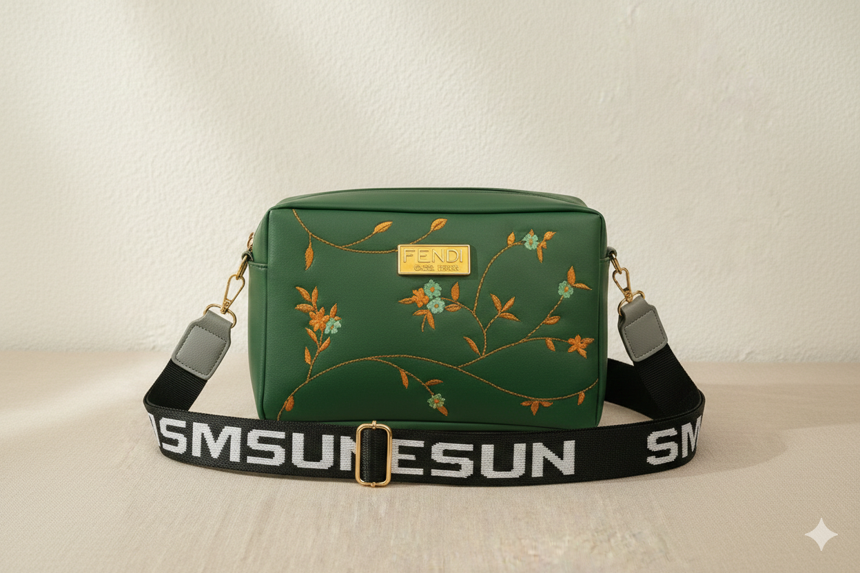 Flower Embroidery CrossBody bag