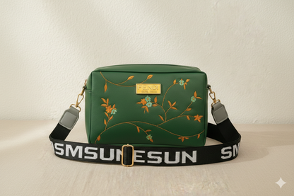 Flower Embroidery CrossBody bag