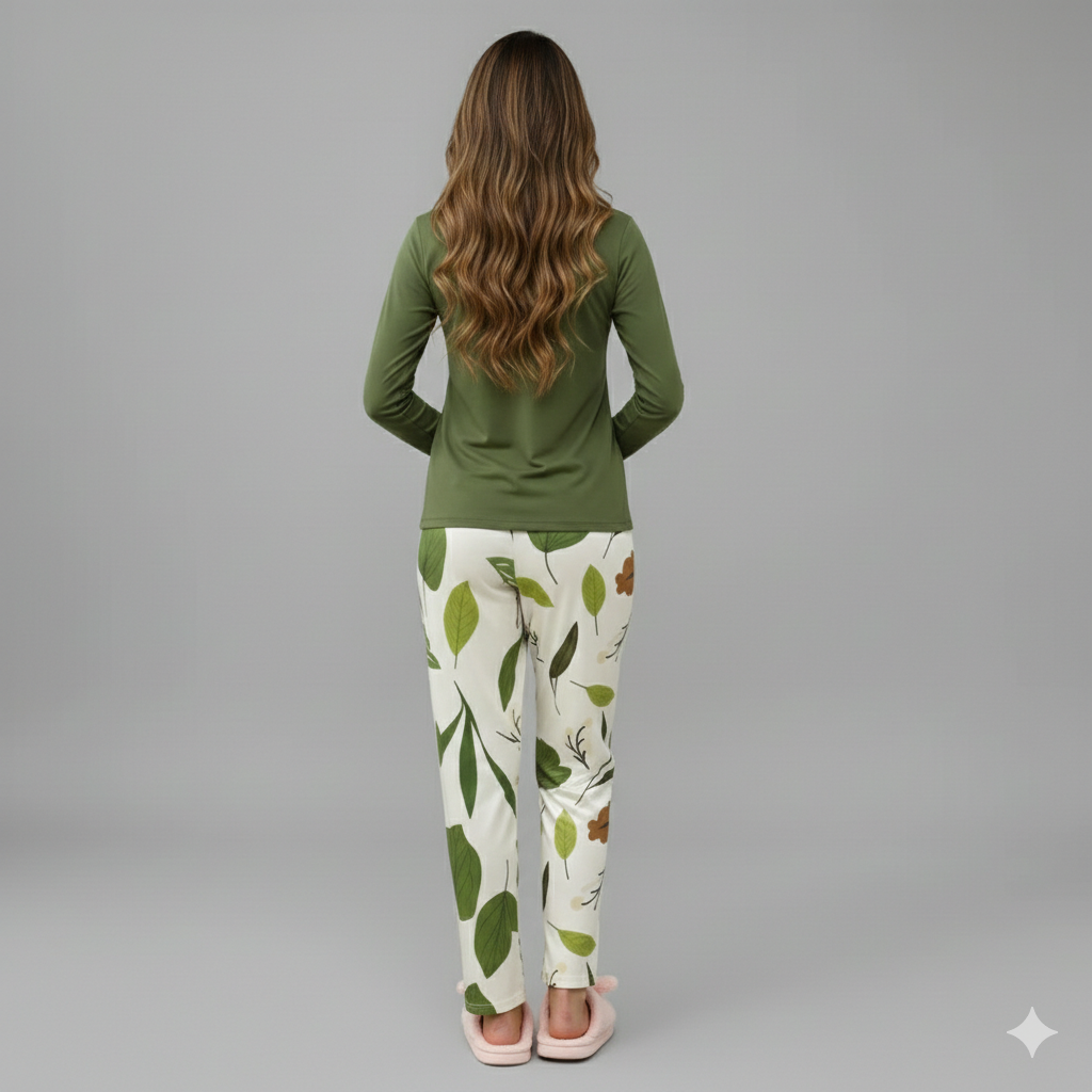 FLORA & GREEN PRINTED NIGHT SUIT