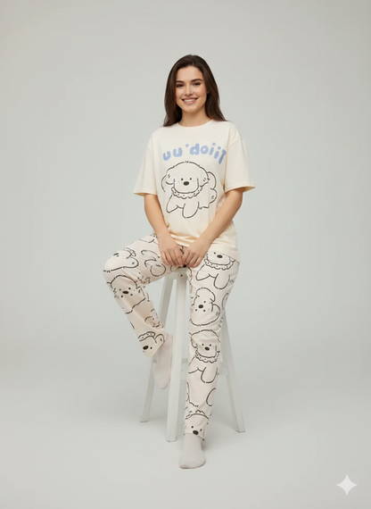 ME-EM SOFT COTTON PJ SUIT- P15
