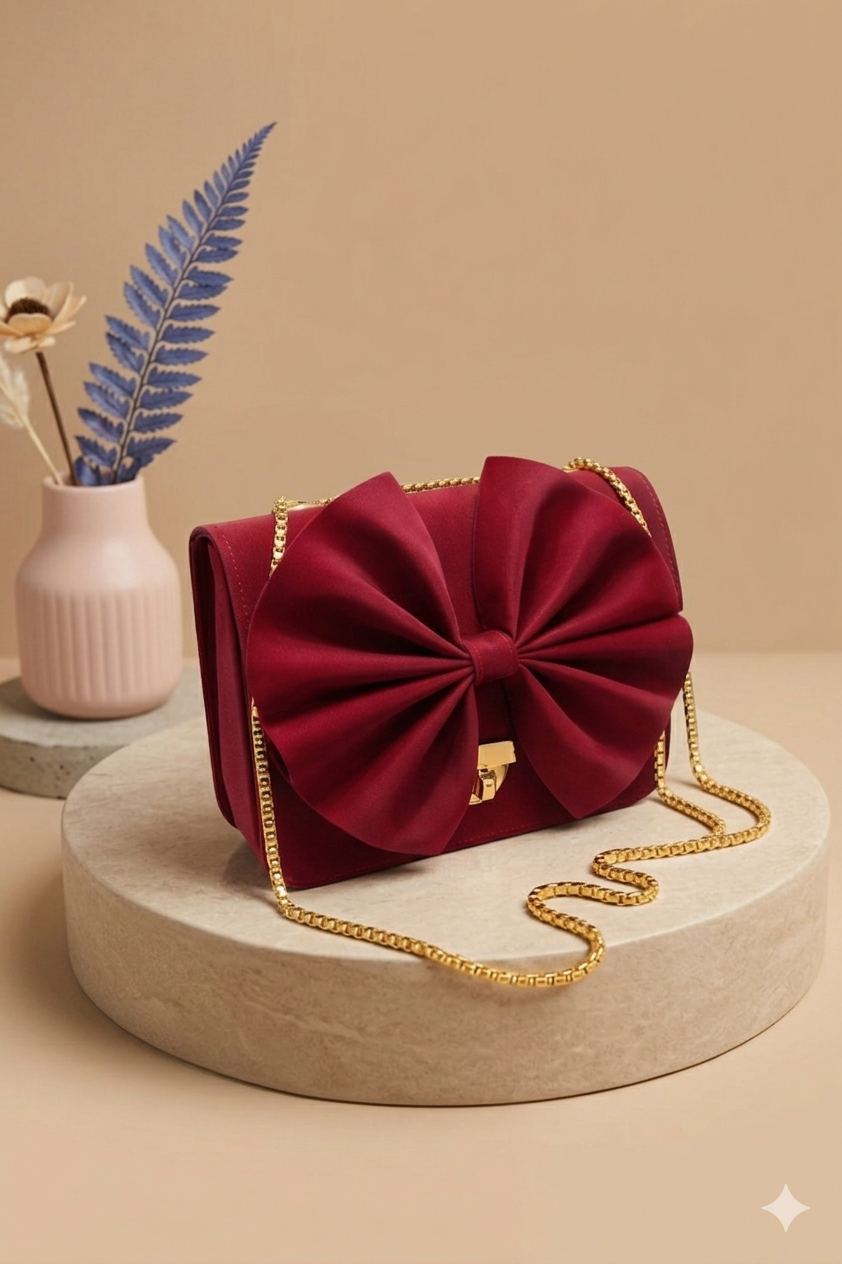 LADY BOW CLASSIC HAND BAG